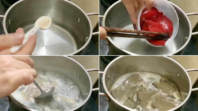 Luộc tiết lợn