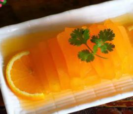 Món bí đao ngâm nước cam chống ngán giảm cân