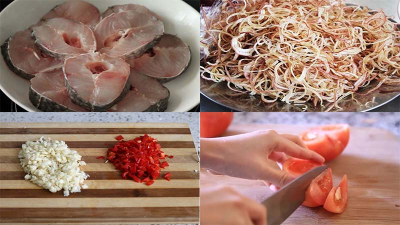 Sơ chế các nguyên liệu