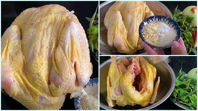 Sơ chế thịt gà