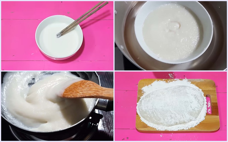 Làm phần vỏ bánh