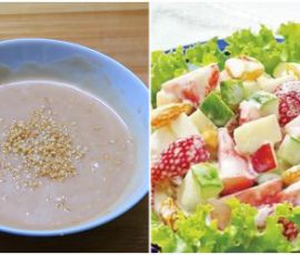 Món nước sốt chua ngọt trộn salad cực ngon