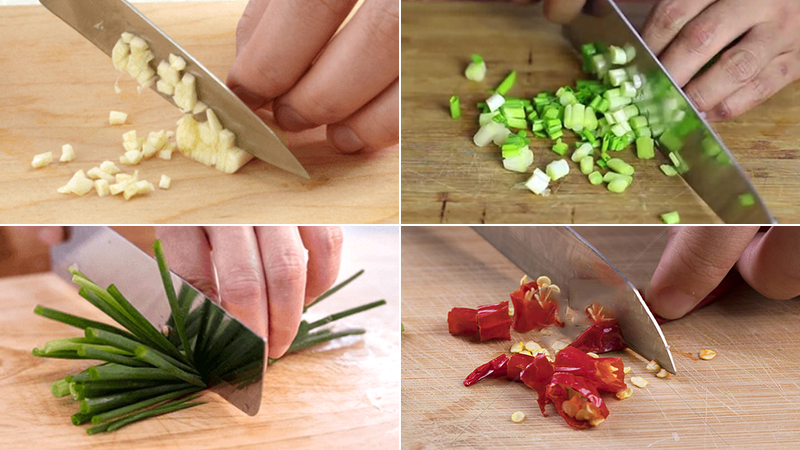 Sơ chế nguyên liệu khác