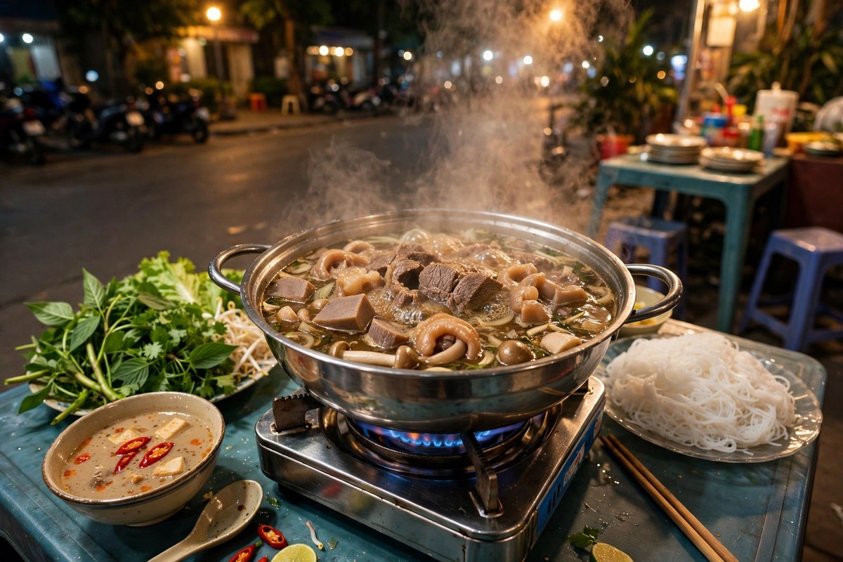 Lẩu bò Tèo Tô Ký, món ngon phường Trung Mỹ Tây