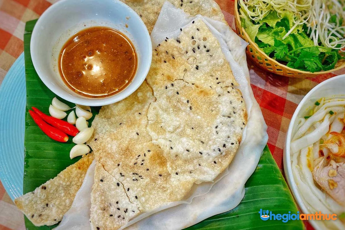Bánh tráng đập Quảng Ngãi