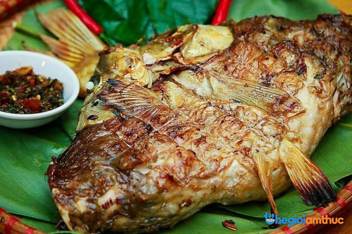 Cá suối nướng mắc khén Lai Châu