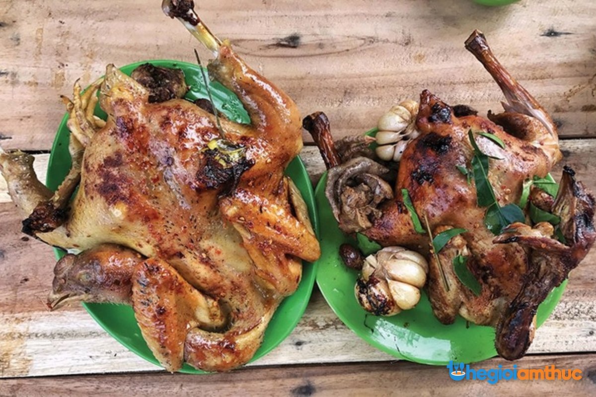 Gà đốt Ô Thum lá chúc – đặc sản An Giang vùng Bảy Núi